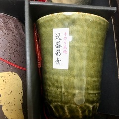 陶器 湯呑 六釉銘彩 コップ揃 手作り風趣 逸器彩食　美濃焼　未使用の画像