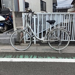 【中古自転車】　　Panasonic ALair (シルバーメタリック)の画像