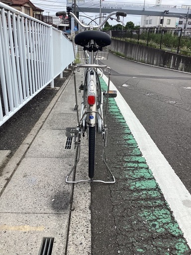 【中古自転車】　　Panasonic ALair (シルバーメタリック)