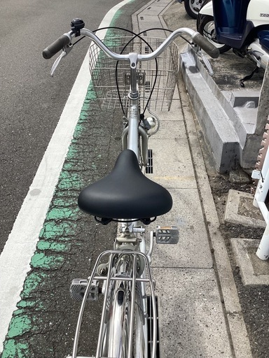【中古自転車】　　Panasonic ALair (シルバーメタリック)