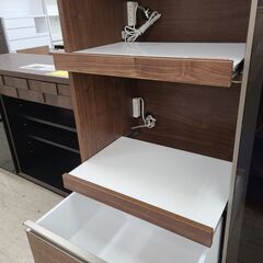 J1498【リユースのサカイ柏店】古賀家具　キッチンカウンター　スパーク　ブラウン　クリーニング済み　参考価格113,000円の画像