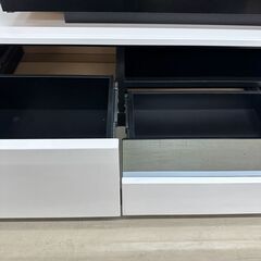 【ジャングルジャングル滋賀草津店】ジモティ来店特価!!　TV台　ホワイト　J-250967の画像