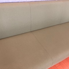3人掛けソファ　緑の画像