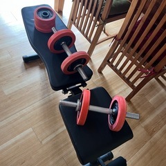 トレーニング器具 ダンベルの画像