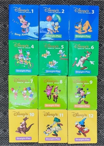World Family「Disney’s World of English（DWE）」DVD版／2016年購入／フルセット（棚付き）