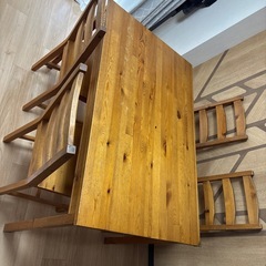 IKEA ダイニングテーブルセット ヨックモック

