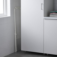 【IKEA/イケア】 中古 JÄLL イェル 物干しラック 室内/屋外用, ホワイトの画像