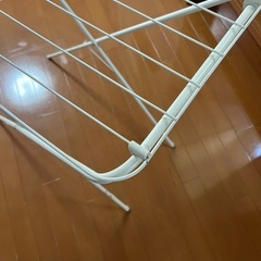 【IKEA/イケア】 中古 JÄLL イェル 物干しラック 室内/屋外用, ホワイトの画像
