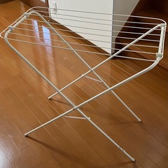 【IKEA/イケア】 中古 JÄLL イェル 物干しラック 室内/屋外用, ホワイトの画像