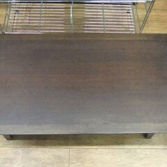 東洋ファニチャー センターテーブル ローテーブル 幅100×奥行50×高さ40cm ブラウン 木製 札幌市 厚別区の画像