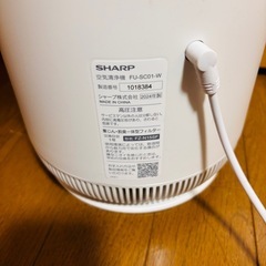SHARP 空気清净機 FU-SC01-W の画像