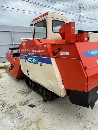 福岡県みやま市】クボタ 汎用コンバイン 648時間 DC-1S 大豆 そば