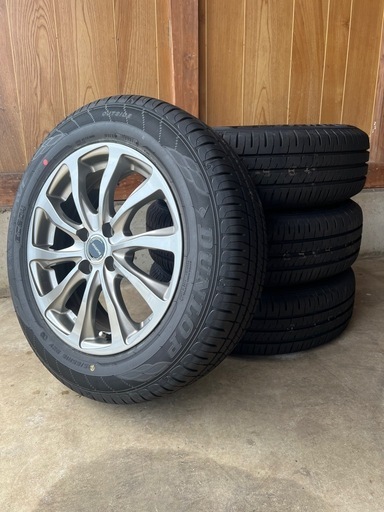 新品外しタイヤホイールセット195/65R16 92V ダンロップEC204年製2025