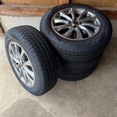 新品外しタイヤホイールセット195/65R16 92V ダンロップEC204年製2025の画像