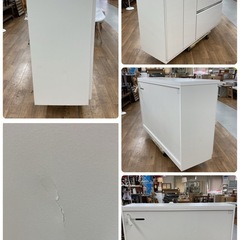 ジモティー限定価格！S778 ⭐ NITORI ニトリ キッチンカウンター アルミナ2 幅140.5cm USED 綺麗の画像