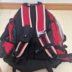 ザノースフェイス リュック デイバッグ レッド グレー ブラック の画像