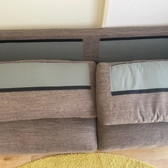 ニトリ3人用布張りソファ（CA10 DR-DMO）の画像