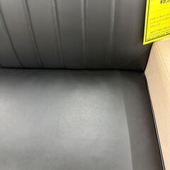【ジャングルジャングル滋賀草津店】ジモティ来店特価!!　2人掛けソファー　ﾌﾞﾗｯｸ　J-250970の画像