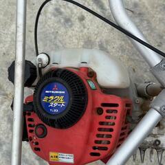【福岡県みやま市】KAWASAKI カワサキ SK II 茶刈機 2人用 2サイクルTL201エンジン茶摘み機の画像