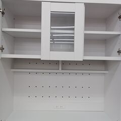 ★リユースのサカイ水戸店★  レンジボード ホワイト H183×D41.5×W90 クリーニング済み MT5461の画像