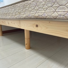 天然木すのこベッド🛏の画像