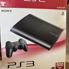【大幅値下げ！】ソフト3本付き！ PlayStation 3 500GB 未使用品 本体+箱のみの画像