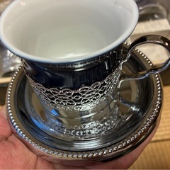 【未使用品　昭和レトロ　カップ&ソーサー】の画像