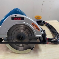 RYOBI　リョービ　電気丸ノコ　W-560PS　160㎜　ブレーキ付　ノコギリ　のこぎり　鋸　切断　電動工具　DIY　稼働確認済　中古美品　①の画像
