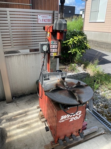 【終了】タイヤチェンジャー　EIWA WING261 ジャンク　1年前くらいまで使っていた