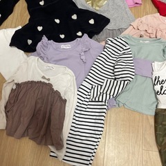 110cm 長袖　半袖の画像