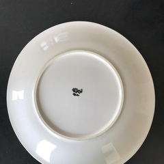 白大皿（楕円）の画像