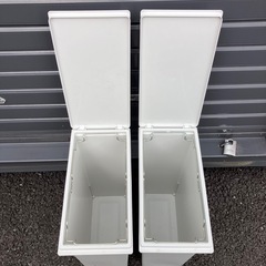 無印良品　蓋が選べるダストボックス　２個セットの画像