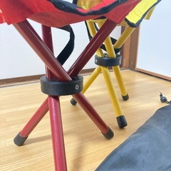 小型折りたたみチェア 2台の画像
