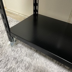 スチールラック 80×30×95cm 4段 キャスター付きの画像