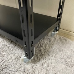 スチールラック 80×30×95cm 4段 キャスター付きの画像