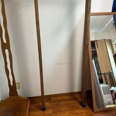 収納 ハンガーラック　DIY レトロ　ビンテージ　2×4 木工 の画像