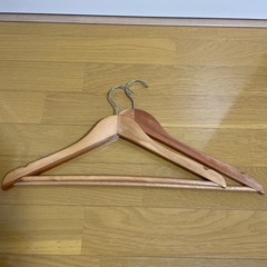 木製ハンガー　25本セット　ニトリの画像