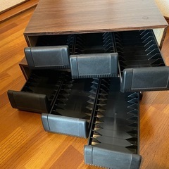 カセットテープ収納ケース　2個の画像