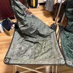 【パーツ取りに】アウトドアチェア×2の画像