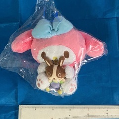 ★非売品　マイメロディー　ぬいぐるみ　うちわ2個　の画像