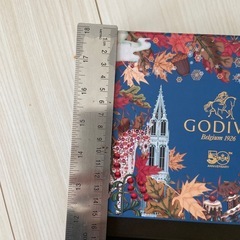 GODIVAの空き箱の画像