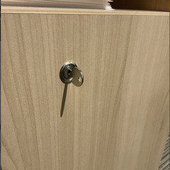 【美品】2列3段 木製キャビネット（引き取りにこれる方）の画像