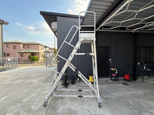 【引取限定】移動式作業台　アルインコ　脚立　CSD-240L