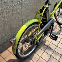 【バッテリー交換済み】Panasonic パナソニック　シュガードロップ　ピスタチオ　電動アシスト自転車 の画像
