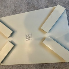 家庭用ローテーブル　白色の画像