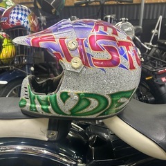 安いバイクも出品中！ワンオフヘルメットの画像