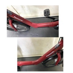 1年保証 送料無料　パナソニック　ギュットアニーズ　赤色　電動アシスト自転車　g920の画像