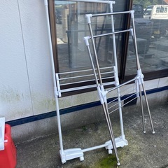 各800円　室内　物干し　スタンド　洗濯物　ラック　ハンガー　折りたたみ　多機能　の画像