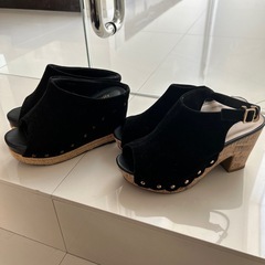 サンダル2足セット　ブラック　24㎝　マジェスティックレゴン　の画像