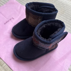 【ハリスツイード】13センチ　もこもこブーツの画像